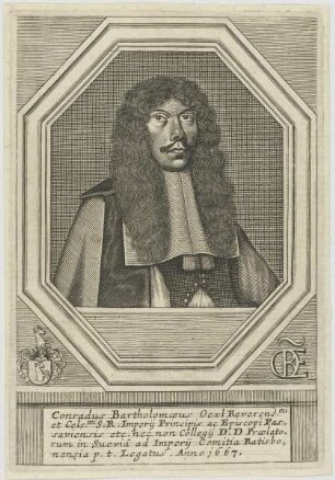 Bildnis des Conradus Bartholomeus Oexl