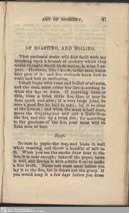 Of roasting, and boiling