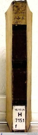 Einband (Aus: UB Freiburg, H 7151,f)