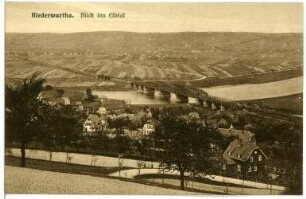 Niederwartha. Blick in das Elbtal