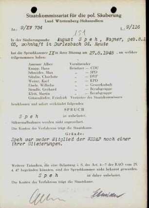 Speh, August