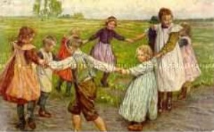 Kindern beim Ringelreihen