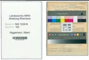 Entnazifizierung Albert Niggemann , geb. 06.10.1897 ()