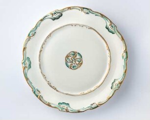 Flacher Teller "Moabiter baroque Form"