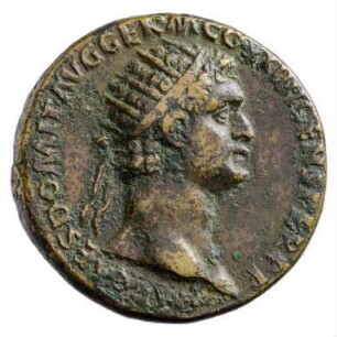 Münze, Dupondius, 88 - 89 n. Chr.