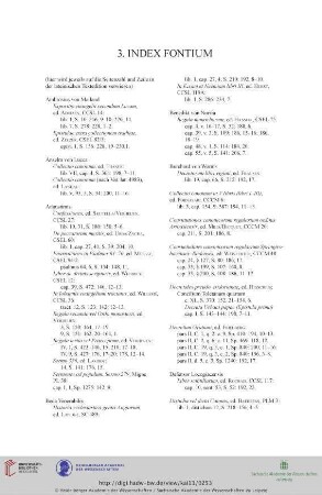 3. Index Fontium