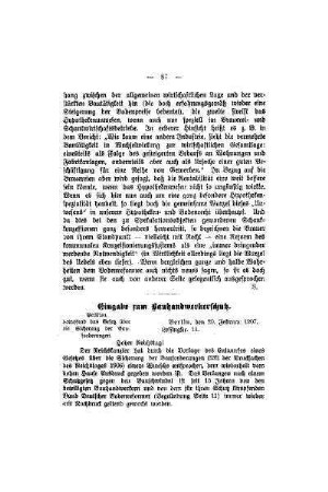 Eingabe zum Bauhandwerkerschutz