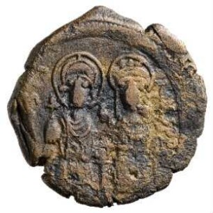 Münze, Follis, 573 / 574