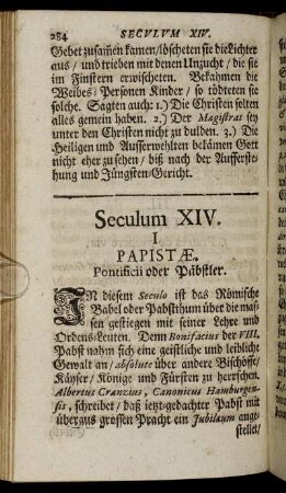 Seculum XIV.