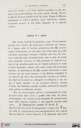 2.Ser.4.1873: Cimitero cristiano sopra terra presso Treveri : vetri insigni e loro speciale famiglia Renana