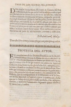 Protesta del autor