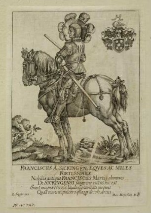 Franz von Sickingen zu Pferd