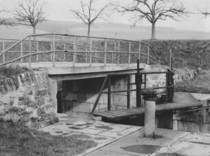 Unterhaupt der Schleuse Oberbiel/Lahn