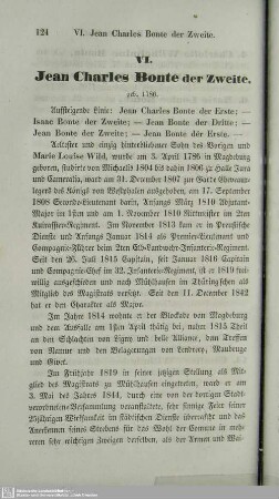 VI. Jean Charles Bonte der Zweite, geb. 1786