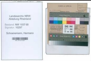 Entnazifizierung Hermann Schoenemann , geb. 03.06.1887 (Angestellter)