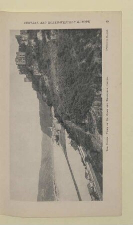 THE RHINE: TOWN OF St. GOAR AND RHEINFELS CASTLE