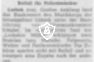 Beifall für Polizeimusiker