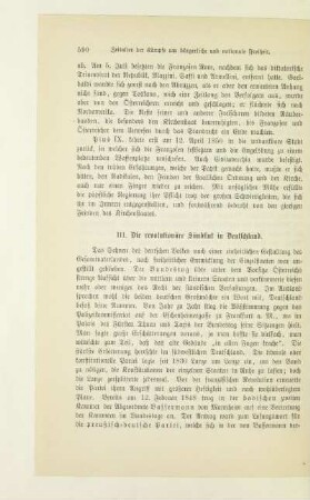 III. Die revolutionäre Sündflut in Deutschland