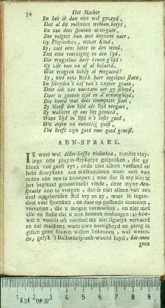 Aen-Spraek.