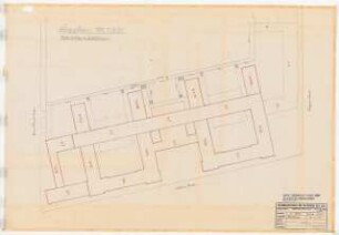 Reichsluftfahrtministerium, Berlin: Gartentreppen: Lageplan 1:500