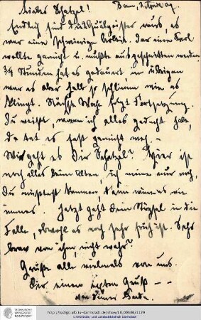 Postkarte vom 03.04.1907