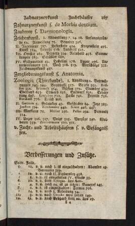 167-170, Verbesserungen und Zusätze
