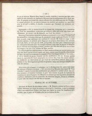 Séance Du 28 Octobre