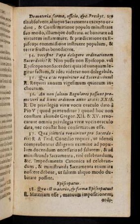 259-265, De Episcopatu; De Vestibus; De Potestate