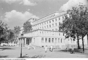 Dresden. Medizinische Akademie, Chirurgische Klinik, Kinderklinik, 1956