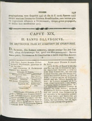 Caput XIX. III. Ramus Billungicus. De Brunonis Filiis Et Comitibus De Guervorde