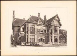Villa Voster, Köln-Marienburg: Ansicht (aus: Moderne Neubauten, 2.Jg., 1895ff, hrsg. W. Kick)