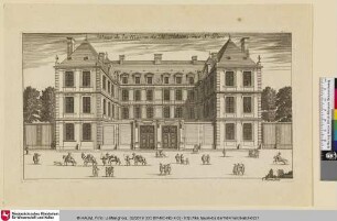 Le Grand Marot, Bl. 71: Veue de la Maison de Mr. Falconi rue St. Pere