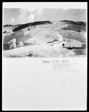 Fränkische Landschaft in der Würzburger Gegend