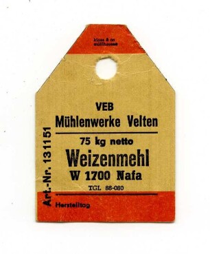 VEB Mühlenwerke Velten