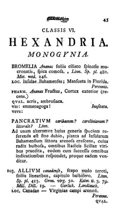 Monogynia