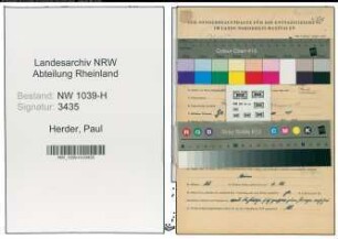 Entnazifizierung Paul Herder , geb. 00.00.0000 ()