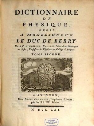 Dictionnaire De Physique, 2