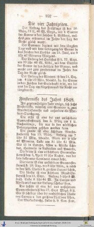 Die vier Jahrszeiten.