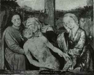 Beweinung Christi, Infrarotaufnahme