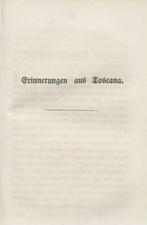 Erinnerungen aus Toscana