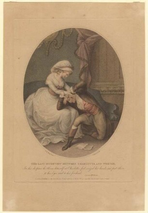 "The Last Interview Between Charlotte And Werter". Liebesszene von Charlotte und Werther nach der Lektüre des "Ossian"