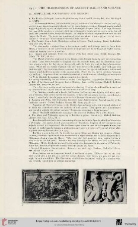 29-31. The Transmission of Ancient Magic and Science