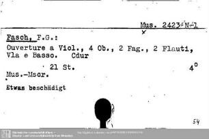 Fasch, F. G.