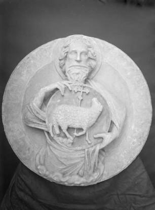 Schlussstein mit Heiligem Johannes dem Täufer