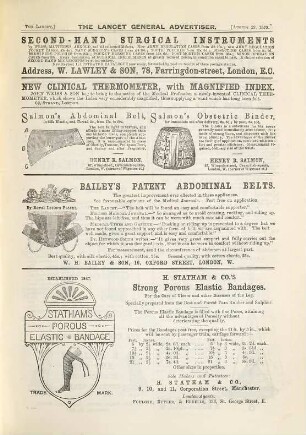 The lancet. 1879, [4.] Advertiser