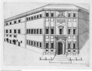 Palazzi diversi nel'alma città di Roma, et altre, Taf. 40: Palazzo di Propaganda Fide, Fassade