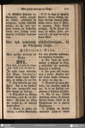 Wot tych woßebnych pschißłuschnoszjow, kiż ßo kscheszjanej salejża