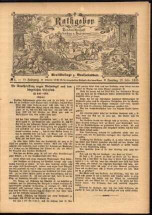 Ausgabe vom Sonntag, den 25. Februar 1900.