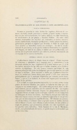 Capítulo II. Transmigración de los indios á este archipíelago