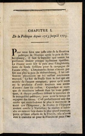 11-93, Chapitre I.